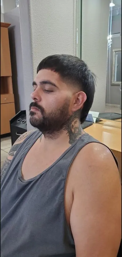 Men’s haircut and fade by Andrew Stylez Hair in Las Vegas