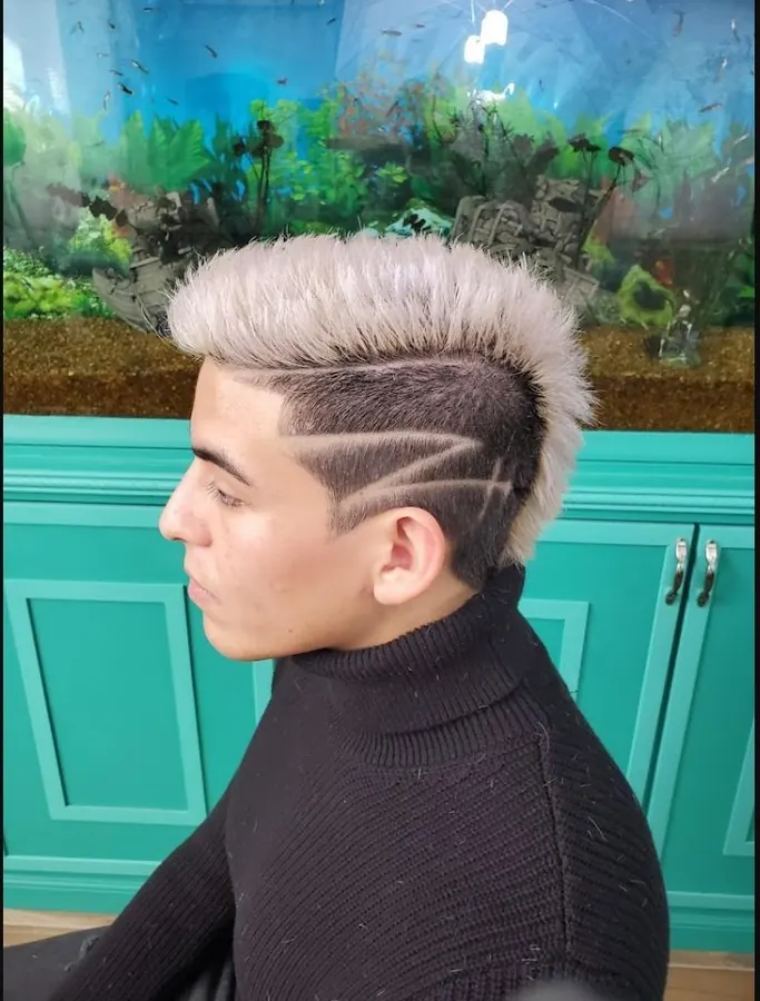 Custom hair color and hairstyle by Andrew Stylez Hair in Las Vegas