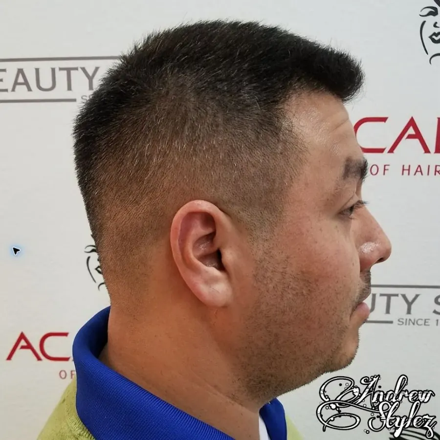 Men’s haircut and fade by Andrew Stylez Hair in Las Vegas