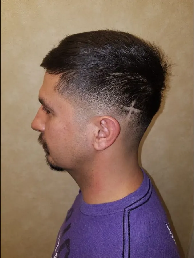 Men’s haircut and fade by Andrew Stylez Hair in Las Vegas